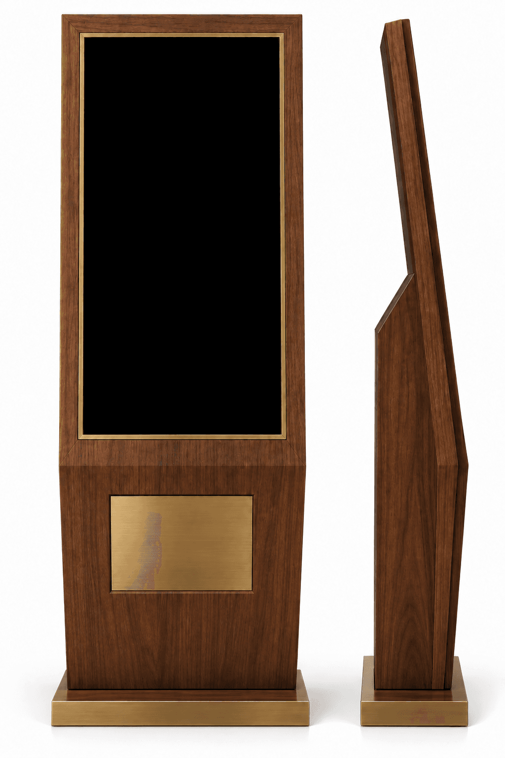 Walnut Presence display with customized screen preview